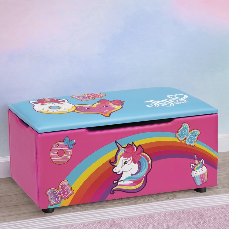 Upholstered toy shop chest